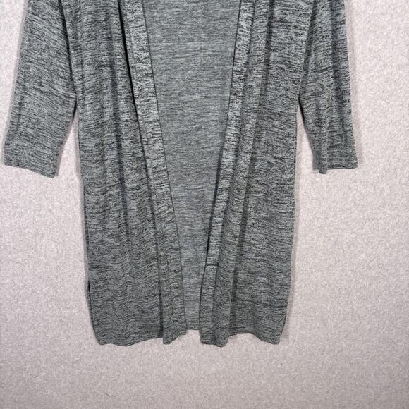 Hello Mello Duster Cardigan‎ XLP Blue Pockets Soft Lounge Comfy Cozy Long Thin - Picture 3 of 11